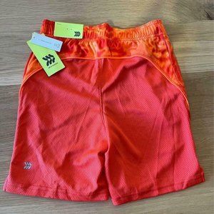 Boys' Block Print Performance Shorts - All in Motion Orange XS